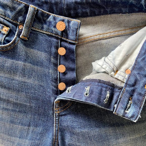 Aritzia Castings High Rise Straight Cropped Jeans - Picture 6 of 12